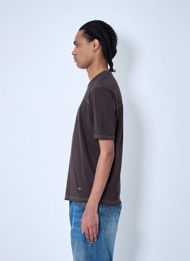 Noah 足球队服 T 恤  棕色 noa0160004