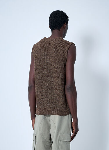 Twisted Yarn Sweater Vest Noah Twisted Yarn Sweater Vest Brown noa0160019