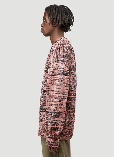 OAMC Contrast Knitted Sweatshirt Pink oam0144005