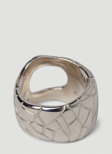 Cracked Ice Globe Ring Octi Cracked Ice Globe Ring Silver oct0351001