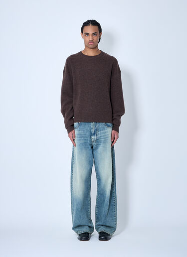 O.Files Interlaced Sweater Brown ofl0160004