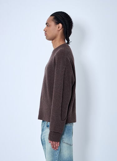 Interlaced Sweater O.Files Interlaced Sweater Brown ofl0160004