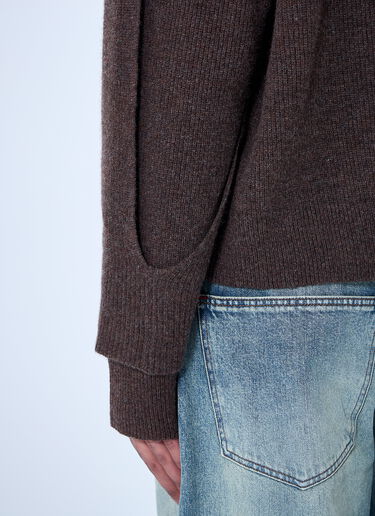 Interlaced Sweater O.Files Interlaced Sweater Brown ofl0160004