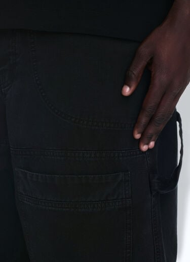 Canvas Carpenter Pants Off-White Canvas Carpenter Pants Black ofw0160074