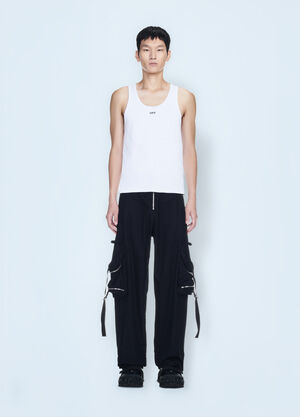 Off-White Off Stamp Rib Tank Top White ofw0160075