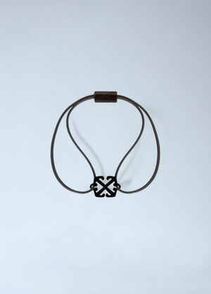 Off-White Enamel Rubber Bracelet Black ofw0160080