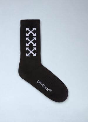 Off-White Triple Arrow Long Socks Black ofw0160081