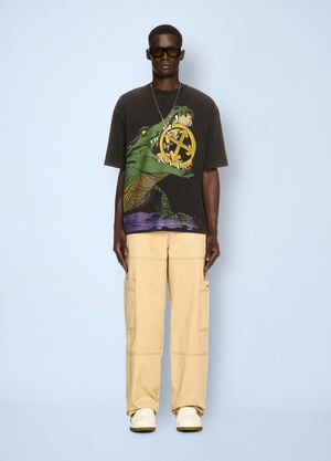 Off-White Stitch Cargo Pants Yellow ofw0160087