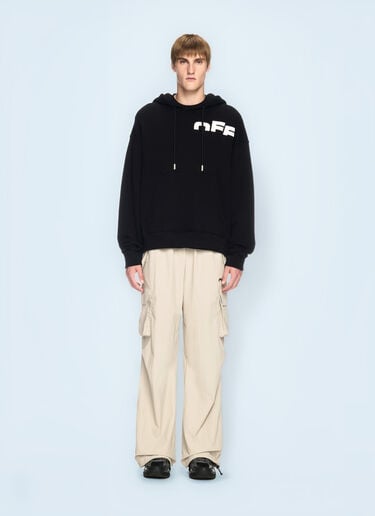 Off Split Hooded Sweatshirt Off-White Off Split Hooded Sweatshirt Black ofw0160092