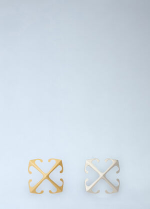 Off-White Mini Arrow Earrings Silver ofw0260025