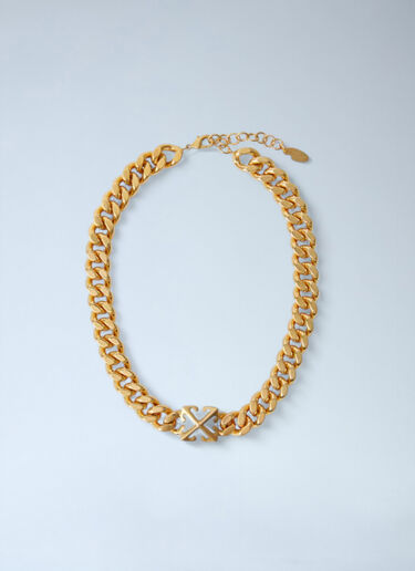 Arrow Chain Necklace Off-White Arrow Chain Necklace Gold ofw0260027