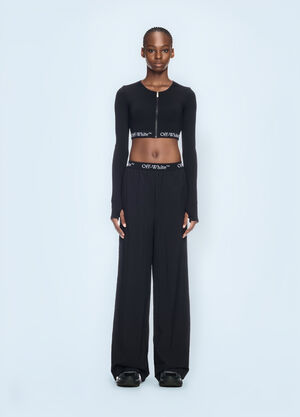 Off-White Logo Band Pants Black ofw0260028