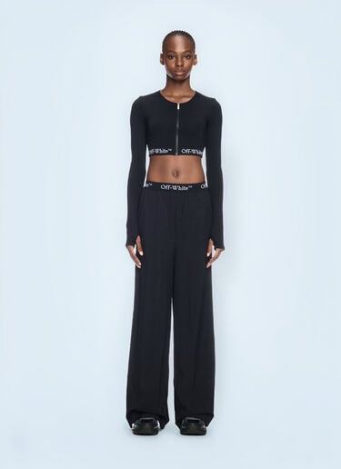 Off-White Logo Band Pants Black ofw0260028