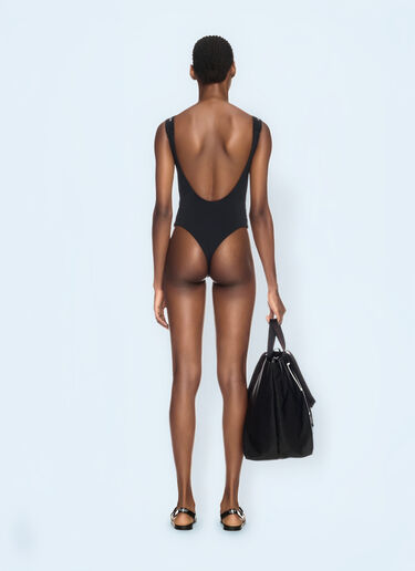 Logo Band Swimsuit Off-White Logo Band Swimsuit Black ofw0260029