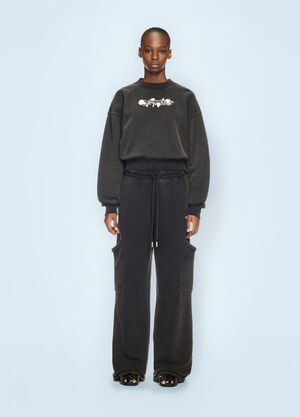 Off-White Bookish Rose Sweatshirt Black ofw0260041