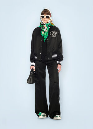 Off-White Toybox Satin Cargo Pants Black ofw0260051