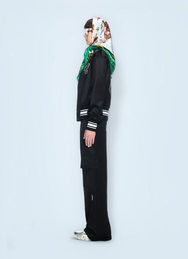 Toybox Satin Cargo Pants Off-White Toybox Satin Cargo Pants Black ofw0260051