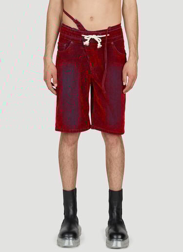 Double Fold Shorts Ottolinger Double Fold Shorts Red ott0152006