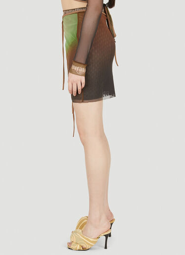 Ottolinger Fade Mesh Skirt Brown ott0248007