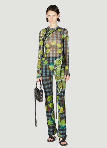 Mesh Wrap Top Ottolinger Mesh Wrap Top Green ott0251001