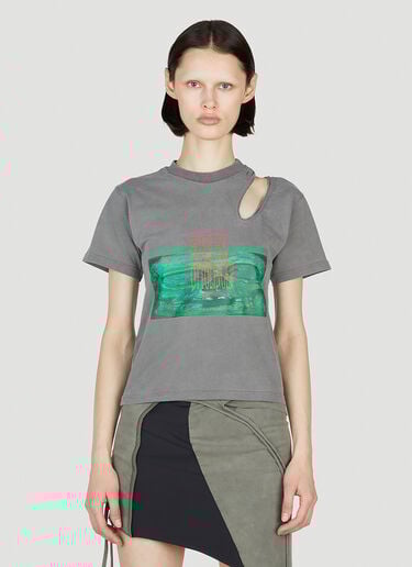 Cut-Out T-Shirt Ottolinger Cut-Out T-Shirt Grey ott0252012