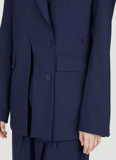 Signature Split Double-Breasted Blazer Ottolinger Signature Split Double-Breasted Blazer Blue ott0253001