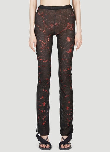 Ottolinger Graphic Mesh Pants Black ott0253004
