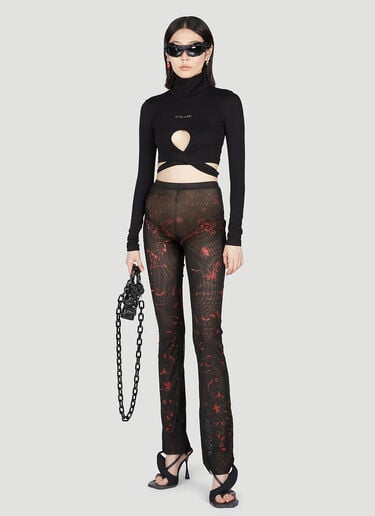 Ottolinger Graphic Mesh Pants Black ott0253004