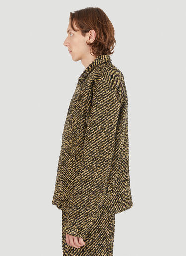 Cigar Stripe Archive Box Jacket Our Legacy Cigar Stripe Archive Box Jacket Yellow our0146030