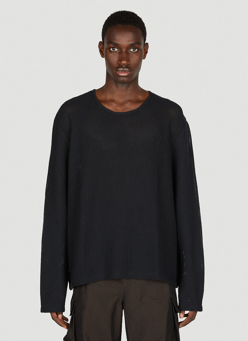 Our Legacy Men's' Double Lock Sweater in Black | LN-CC®