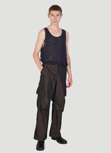 Our Legacy シングレットタンクトップ ネイビー our0153003
