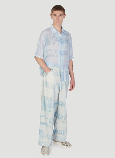 Our Legacy Brush Stroke Shirt Blue our0153022