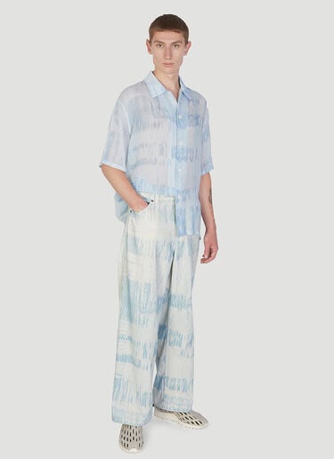 Brush Stroke Shirt Our Legacy Brush Stroke Shirt Blue our0153022