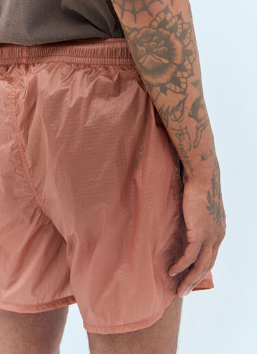 Our Legacy Drape Tech Shorts Orange our0157015