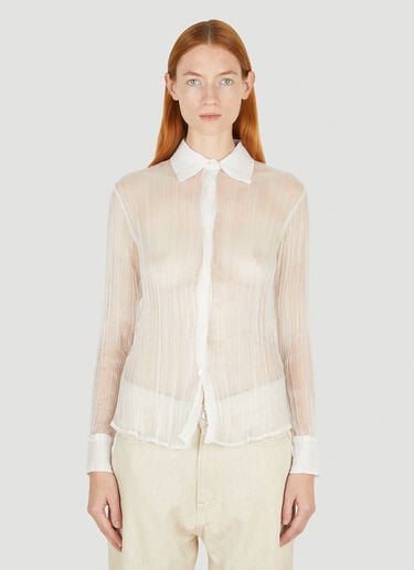 Our Legacy 70s Line Shirt White our0250007