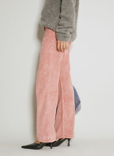 Our Legacy Boot Cut Corduroy Pants Pink our0254007