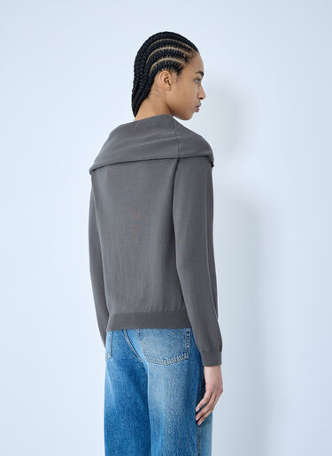 Our Legacy Open Cardigan Grey our0260012