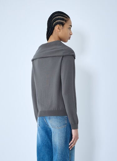 Open Cardigan Our Legacy Open Cardigan Grey our0260012