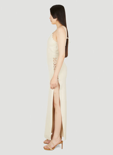 Ring Cut Out Dress Rabanne Ring Cut Out Dress Beige pac0249004