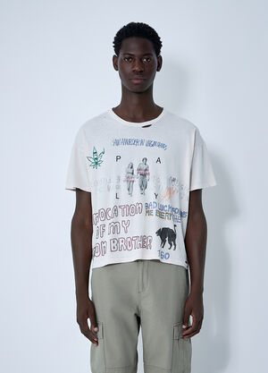 Paly Logo Motif T-Shirt White pal0160008