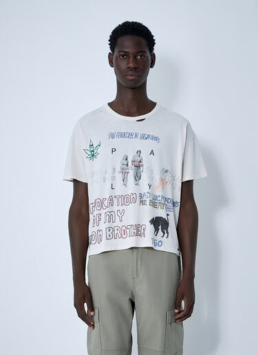 Paly Logo Motif T-Shirt White pal0160008