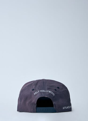 Embellished Logo Motif Baseball Cap Paly Embellished Logo Motif Baseball Cap Brown pal0160013