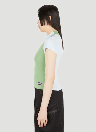 Bicolour Sof T-Shirt P.A.M Bicolour Sof T-Shirt Green pam0248004