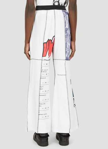 P.A.M. Upcycle Staggering Track Pants White pam0347014