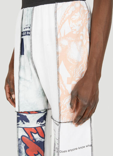Upcycle Staggering Track Pants P.A.M. Upcycle Staggering Track Pants White pam0347014