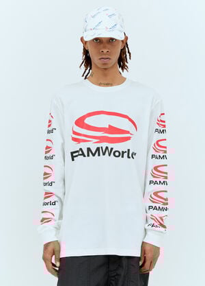 P.A.M. Logo Print T-Shirt White pam0357007