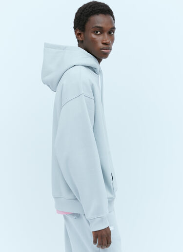 Patta 로고 프린트 후드 스웨트셔츠 라이트 그레이 pat0154012