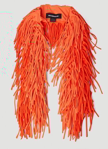 Fringe Scarf Paula Canovas del Vas Fringe Scarf Orange pcd0248014