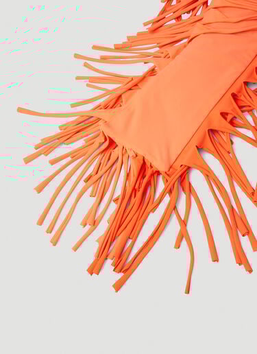 Fringe Scarf Paula Canovas del Vas Fringe Scarf Orange pcd0248014