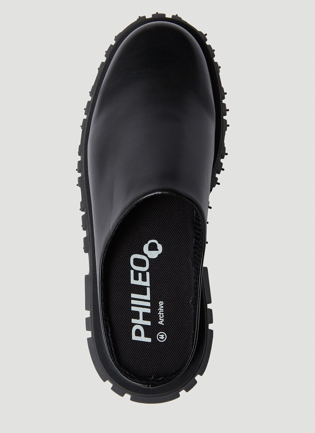 Phileo Men's' Massive Mules in Black | LN-CC®